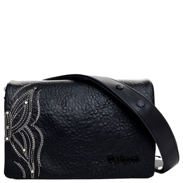 Desigual Goodall Dortmund Flap 2.0 - Sac Bandoulière 24.5 cm (noir)