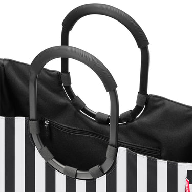 reisenthel shopping loopshopper L - Einkaufstasche mit Bügel 46 cm (summerstripes black) - Ansicht 3