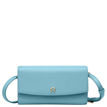 Aigner Wallet on Chain - Geldbörse 14cc 21.5 cm RFID (aquamarine blue) - Markenkoffer