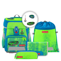 Step by Step Space NEON - Set de cartable 5 pièces (Race Car Chuck)