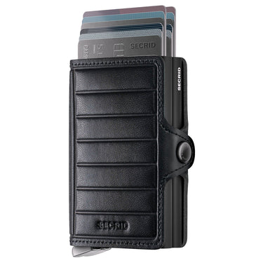 Secrid Twinwallet Emboss Lines - Kreditkartenetui 12cc 10.2 cm RFID (black+) - Ansicht 2