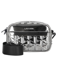 Lacoste The Blend - Sac bandoulière 19 cm (silber schwarz)
