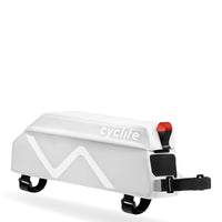 Cyclite Sacoche de cadre Top Tube / 03 (Bikepacking) 25 cm (gris clair)