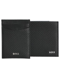 BOSS GB Geschenkset - Geldbörse 4cc und Kreditkartenetui 4cc (black)