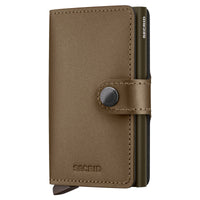Secrid Miniwallet Matte Satin - Portefeuille 6 cartes 10,2 cm (bronze)