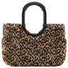reisenthel shopping loopshopper M - Einkaufstasche mit Bügel 40 cm (leo fake fur)