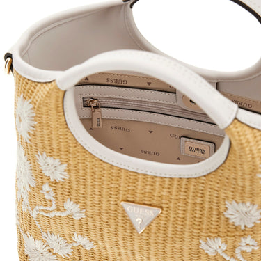 Guess Kirsten Mini Satchel - Henkeltasche 24 cm (off white) - Ansicht 7