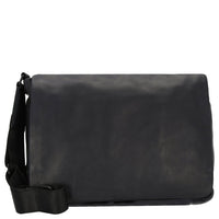 Leonhard Heyden Den Haag - Sac bandoulière L Cuir 13" 39 cm (couleur : bleu)