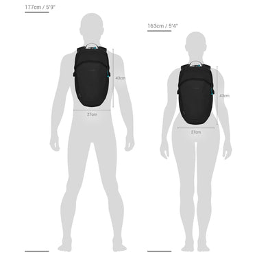 pacsafe ECO 18 - Rucksack 13" 43 cm RFID (black) - Ansicht 12