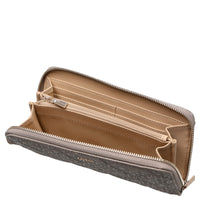 Guess Libby SLG Large - Portefeuille 12 cartes 21 cm (taupe foncé)