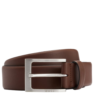 BOSS Barnabie - Ledergürtel mit Dornschließe 3.5 cm (medium brown, 95 cm) - Markenkoffer