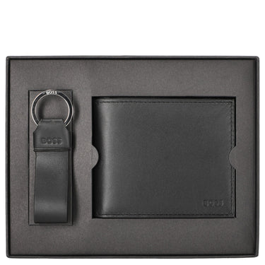 BOSS GB Geschenkset - Geldbörse und Schlüsselring (black) - Markenkoffer