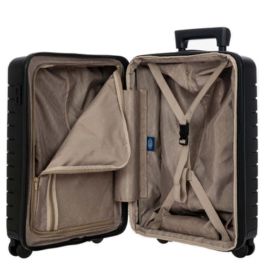 Brics BY Ulisse - 4-Rollen-Kabinentrolley mit Vortasche 55 cm erw. USB (black, 55 cm (Vortasche)) - Ansicht 6