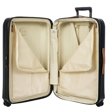 Brics Taormina - 4 - Rollen - Trolley L 75 cm erw. (schwarz) - Markenkoffer