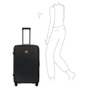 Brics Taormina - 4 - Rollen - Trolley L 75 cm erw. (schwarz) - Markenkoffer