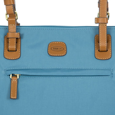Brics X - Bag Shopping M Sportina - Schultertasche 27 cm (sky) - Markenkoffer