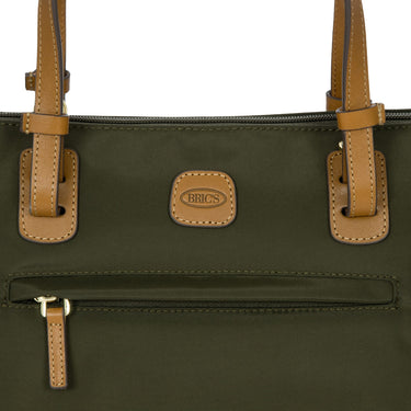 Brics X - Bag Shopping S Sportina - Schultertasche 25 cm (olive) - Markenkoffer