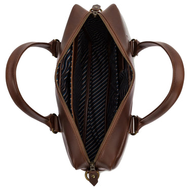 Buckle & Seam Everett - Aktentasche 16" 38 cm (brown) - Ansicht 4