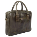 Buckle & Seam Everett - Aktentasche 16" 38 cm (olive) - Markenkoffer