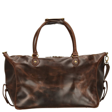 Buckle & Seam Linwood Weekender - Reisetasche 50 cm Leder (brown/dots) - Markenkoffer