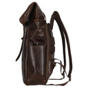 Buckle & Seam Norman - Rolltop Rucksack 61 cm (braun/dots) - Ansicht 3