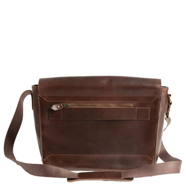 Buckle & Seam Times - Messenger Bag 15.7" 36 cm (braun - getupft) - Markenkoffer