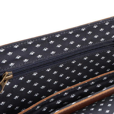 Buckle & Seam Times - Messenger Bag 15.7" 36 cm (braun - getupft) - Markenkoffer