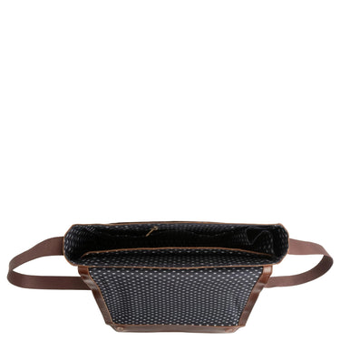 Buckle & Seam Times - Messenger Bag 15.7" 36 cm (braun - getupft) - Markenkoffer