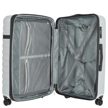 bugatti Corium - 4 - Rollen - Trolley Set 3tlg. (silver) - Markenkoffer