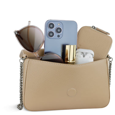 bugatti Elsa - Schultertasche 3tlg. 21.5 cm (sand) - Markenkoffer