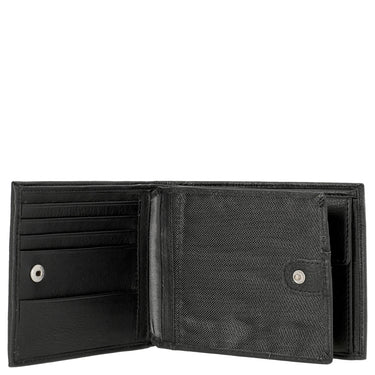 bugatti Sempre - Geldbörse mit Münzfach 12 cm (schwarz) - Markenkoffer