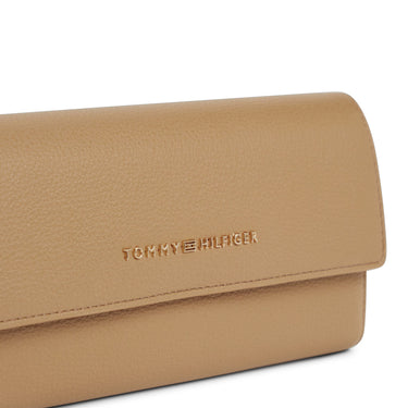 Tommy Hilfiger Essential Large Flap Wallet - Umhängetasche/Geldbörse 19 cm (safari canvas)