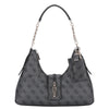 Guess Yvonne Logo Hobo - Sac bandoulière 32 cm (coal logo)