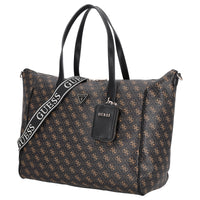 Guess Latona Carryon L - Sac cabas 51 cm (brown logo/black)