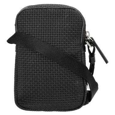 Calvin Klein Embossed Wovan - Umhängetasche 17 cm (black) - Markenkoffer