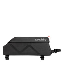 Cyclite Sacoche de tube supérieur / 03 - Sacoche de cadre (Bikepacking) 25 cm (noir)
