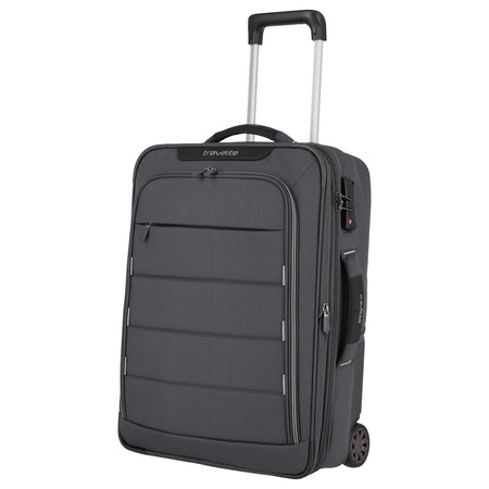 Travelite Skaii Hybrid - 2-Rollen-Kabinentrolley S 55 cm erw. (gipfelgrau) - Ansicht 2