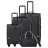 Travelite Corsiica - 4-Rollen-Trolley Set 4tlg. erw. (black)