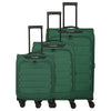 Travelite Skaii Set de trolley 4 roues 3 pièces (green, L/M extensible/S)