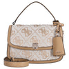 Guess Audrey Logo XBody Flap - Sac bandoulière 24.5 cm (beige logo)