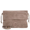 Coccinelle Lidia Suede Bim - Shoulder Bag 31 cm (warm taupe)