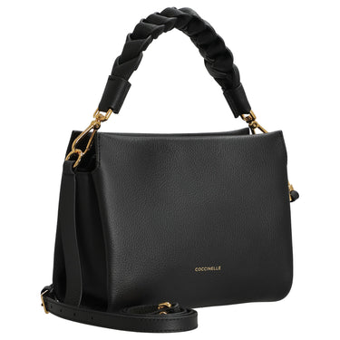 Coccinelle Boheme Grana Double - Henkeltasche S 23 cm (noir/cognac) - Ansicht 5
