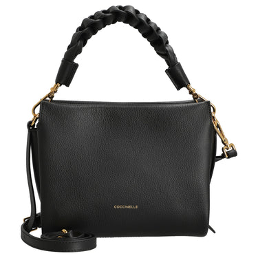 Coccinelle Boheme Grana Double - Henkeltasche S 23 cm (noir/cognac) - Markenkoffer