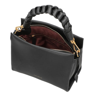 Coccinelle Boheme Grana Double - Henkeltasche S 23 cm (noir/cognac) - Ansicht 6