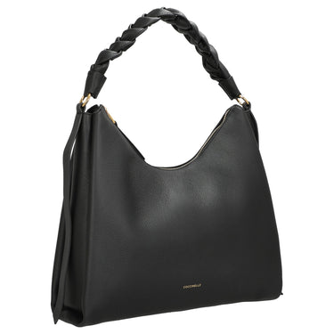 Coccinelle Boheme Grana Double - Schultertasche M 34 cm (noir/cognac) - Ansicht 5