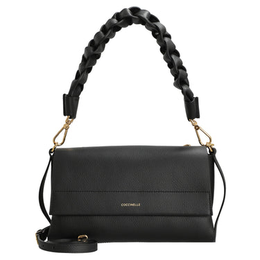 Coccinelle Boheme Grana Double - Umhängetasche 26 cm (noir, cognac) - Markenkoffer