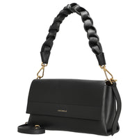 Coccinelle Boheme Grana Double - Sac bandoulière 26 cm (noir, cognac)