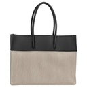 Coccinelle Myrtha Canvas - Umhängetasche 27 cm (natural/noir) - Markenkoffer