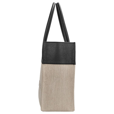 Coccinelle Myrtha Canvas - Umhängetasche 27 cm (natural/noir) - Markenkoffer