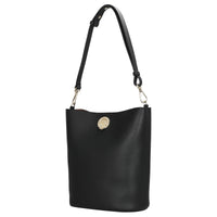 Coccinelle Nikla - Schultertasche 29 cm (noir/cognac) - Markenkoffer